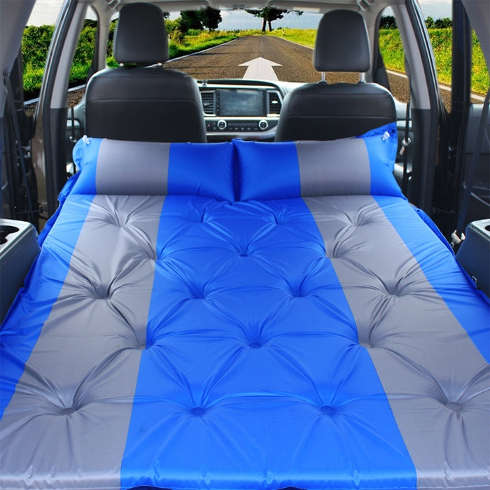 Letto gonfiabile automatico per auto SUV, letto gonfiabile per auto, materasso ad aria per esterni, letto per auto, fonti automatiche, letto da viaggio, Orange, Blue