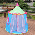 Tenda da gioco pieghevole Yurt della casa dei giocattoli per bambini, 120x110x110cm Blue, 120x110x110cm Pink