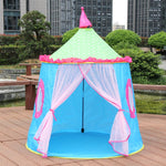 Tenda da gioco pieghevole Yurt della casa dei giocattoli per bambini, 120x110x110cm Blue, 120x110x110cm Pink