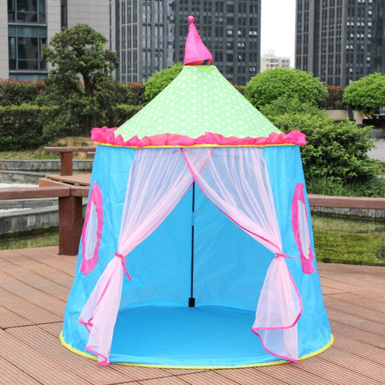 Tenda da gioco pieghevole Yurt della casa dei giocattoli per bambini, 120x110x110cm Blue, 120x110x110cm Pink
