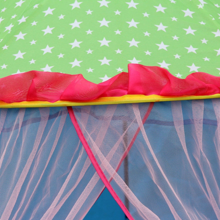 Tenda da gioco pieghevole Yurt della casa dei giocattoli per bambini, 120x110x110cm Blue, 120x110x110cm Pink