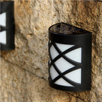 Lampada da parete LED solare impermeabile per esterni