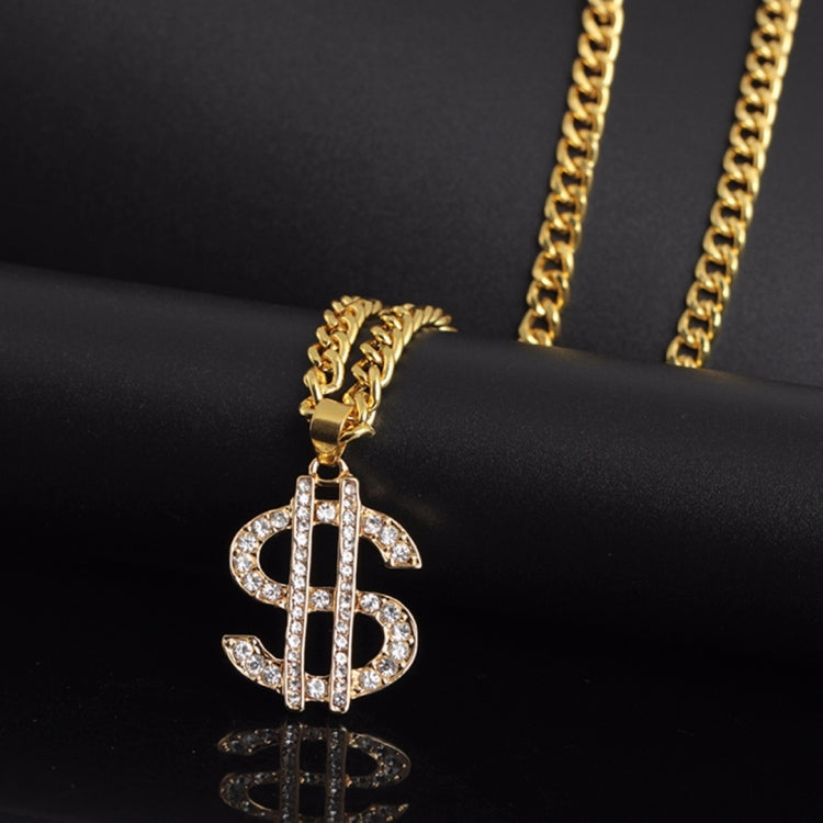 Catena per maglione con collana a forma di S hip-hop