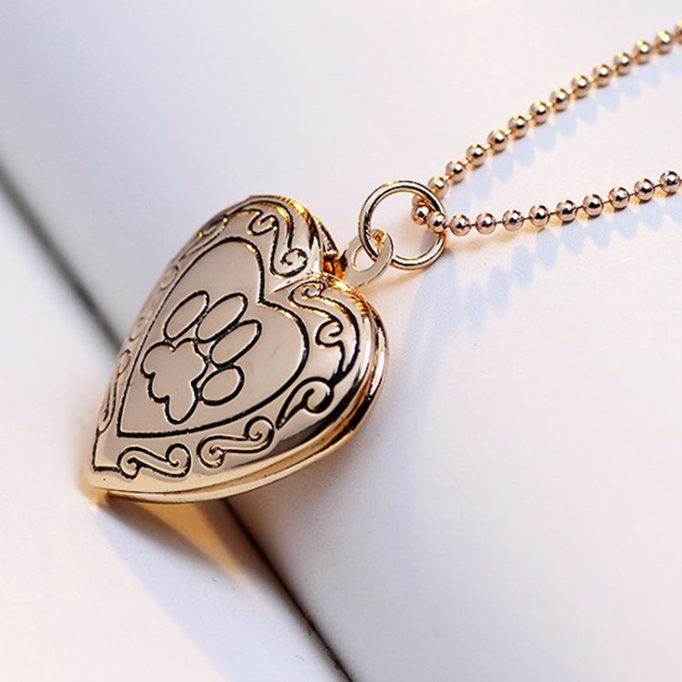 Gioielli con collana pendente con medaglione di memoria a forma di cuore fai-da-te