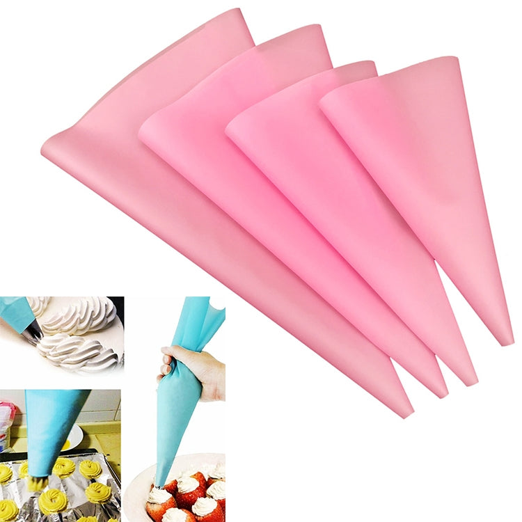 4 ugelli per sac à poche in silicone per glassa, crema, strumenti per decorare torte fai da te, Cream Pastry Bag(Blue), Cream Pastry Bag(White), Cream Pastry Bag(Pink), Cream Pastry Bag(Green)