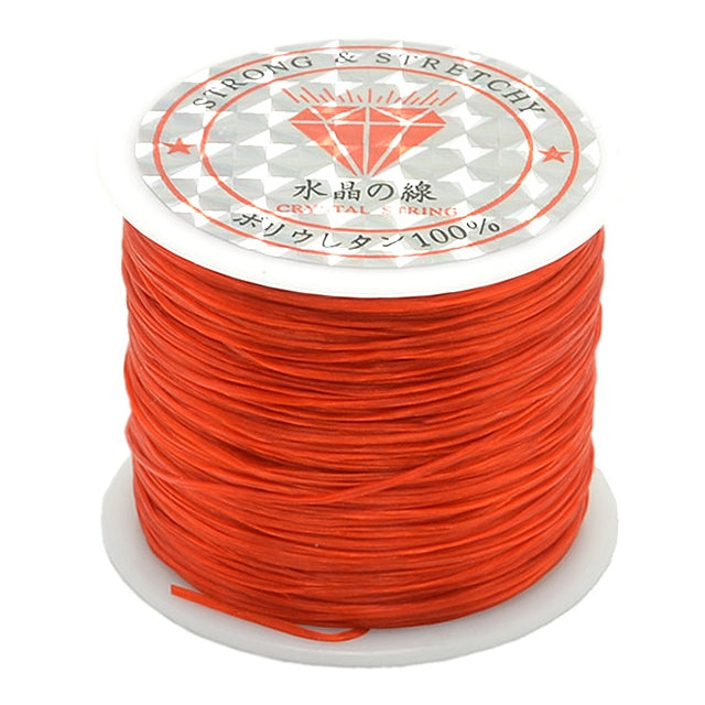 50 m/borsa 0.5mm Cavo elastico rotondo che borda il filo/stringa/corda elasticizzata per la creazione di gioielli con braccialetti della collana