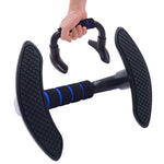 Supporto per flessioni a forma di H con manica in spugna per uso domestico, Red, Blue