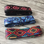 Fascia elastica per yoga con fascia elastica con motivo colorato, dimensioni: 185 x 3,8 cm
