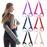 Cinturino per tappetino da yoga in corda di cotone Cinturino multifunzionale, Black, Orange, Deep Purple, Sky Blue, Navy, Dark Gray, Light Gray, Pink, Rose Red, Scarlet, Light Purple, Black and White, Blue and White, Gray and White, Army Green