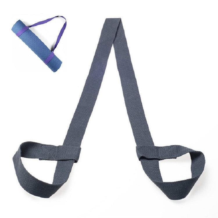 Cinturino per tappetino da yoga in corda di cotone Cinturino multifunzionale, Black, Orange, Deep Purple, Sky Blue, Navy, Dark Gray, Light Gray, Pink, Rose Red, Scarlet, Light Purple, Black and White, Blue and White, Gray and White, Army Green