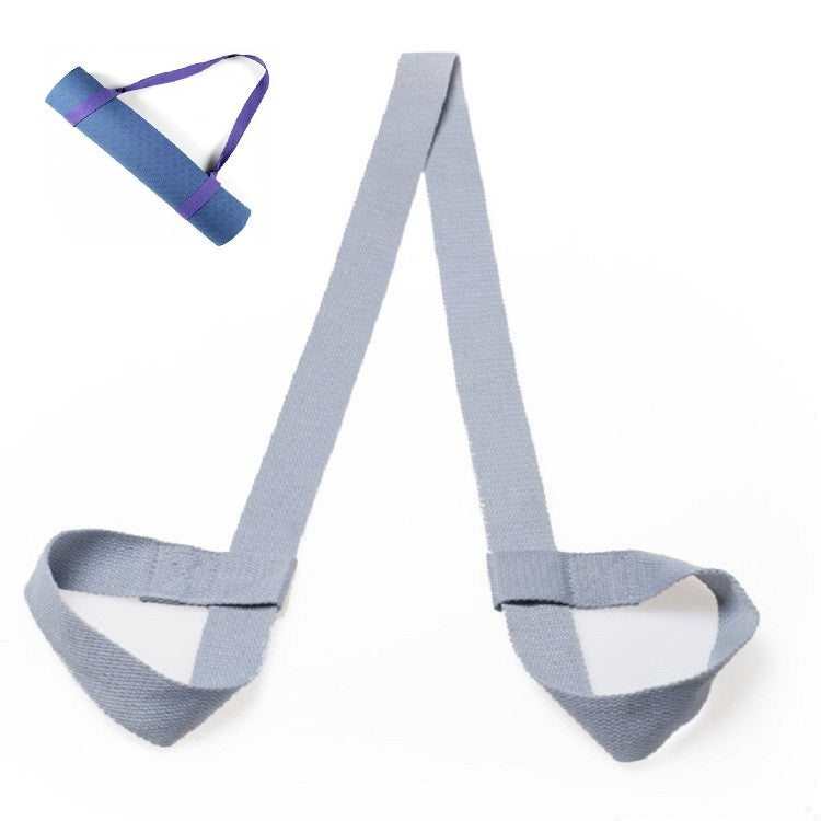 Cinturino per tappetino da yoga in corda di cotone Cinturino multifunzionale, Black, Orange, Deep Purple, Sky Blue, Navy, Dark Gray, Light Gray, Pink, Rose Red, Scarlet, Light Purple, Black and White, Blue and White, Gray and White, Army Green