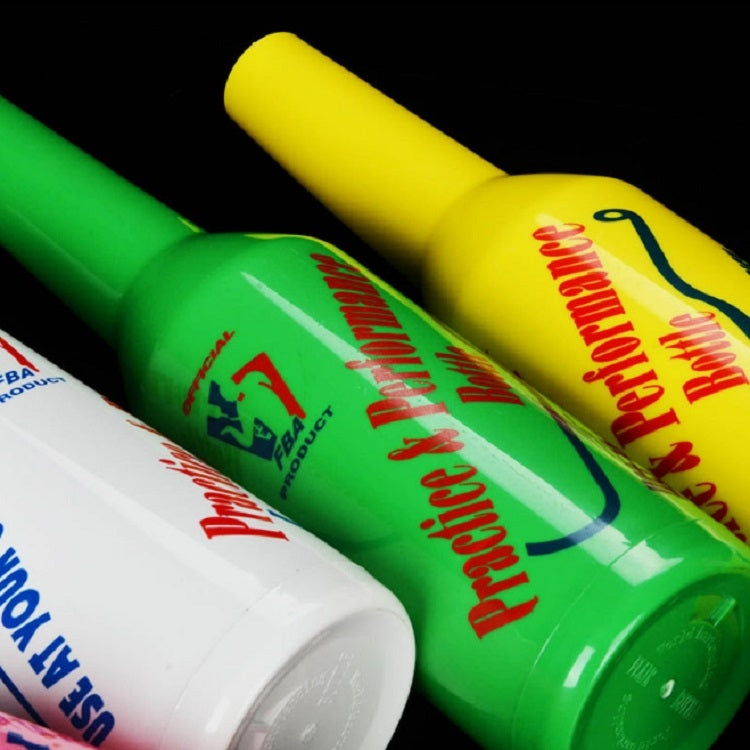 Bottiglia per esercizi in plastica da 2 pezzi per esercitazioni di barman di fantasia