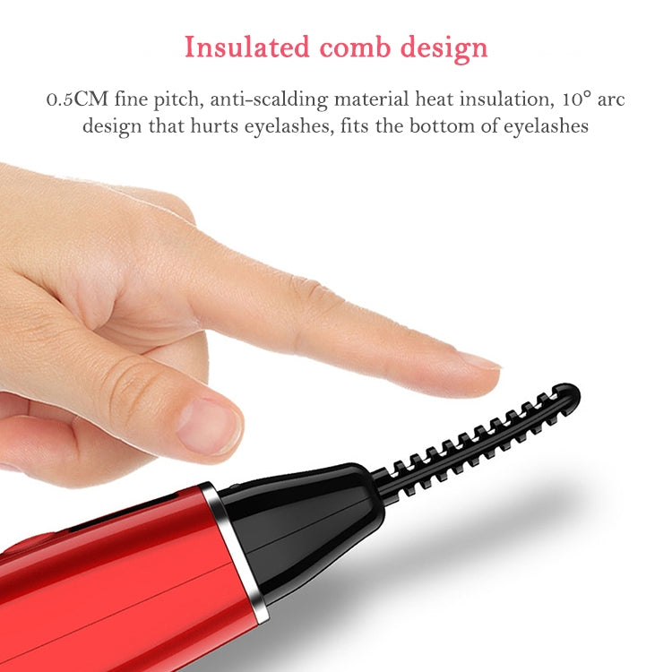 Strumento di bellezza per ricarica piegaciglia elettrico, 380mAh (Red), 380mAh (Black), 380mAh (White)