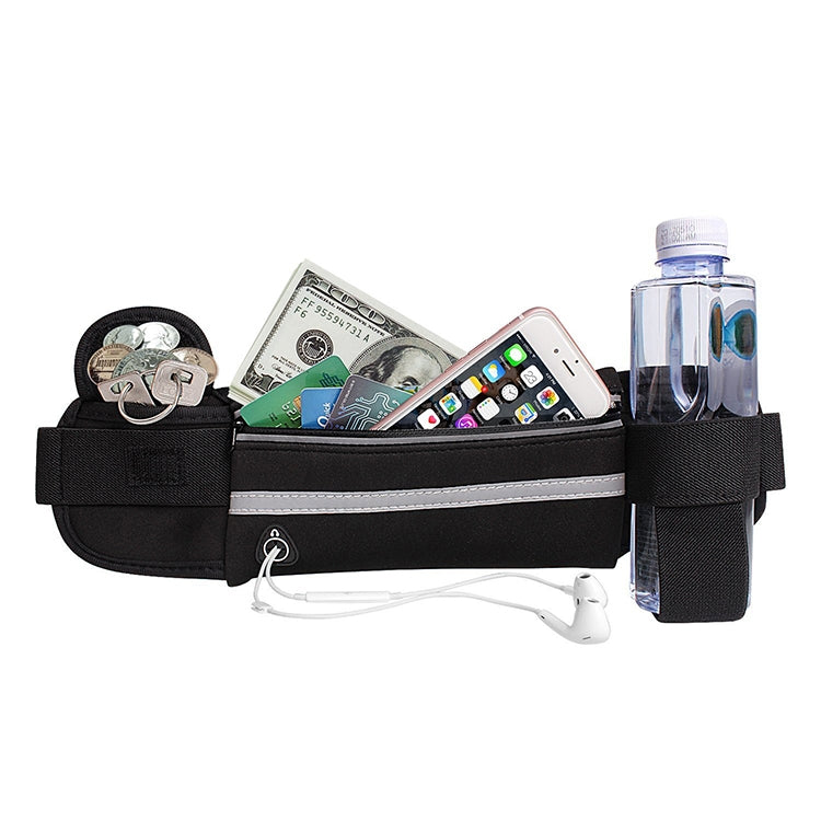 Marsupio con 5 tasche per bollitore per sport all'aria aperta, tasche per cellulare, Rose Red, Sky Blue, Black, Green, Orange