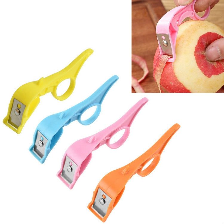 Coltello per sbucciare in acciaio inossidabile per sbucciare frutta da cucina da 10 pezzi, Random Color Delivery