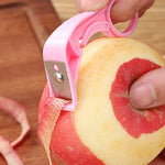 Coltello per sbucciare in acciaio inossidabile per sbucciare frutta da cucina da 10 pezzi, Random Color Delivery