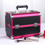 Scatola per trucco professionale Cassetta degli attrezzi per manicure per salone di bellezza, Red, Black, Pink, Magic Red, Coral Powder, Elegant Black, Noble Powder, Silver, Oversized Black, Oversized Pink