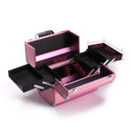 Scatola per trucco professionale Cassetta degli attrezzi per manicure per salone di bellezza, Red, Black, Pink, Magic Red, Coral Powder, Elegant Black, Noble Powder, Silver, Oversized Black, Oversized Pink