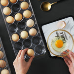 Scomparto portaoggetti per frigorifero da cucina con coperchio portauova, 12 Grid, 14 Grid, 21 Grid