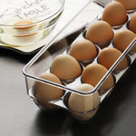 Scomparto portaoggetti per frigorifero da cucina con coperchio portauova, 12 Grid, 14 Grid, 21 Grid