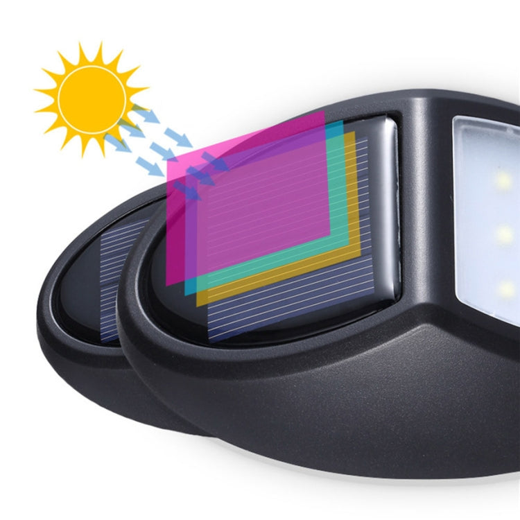 Lampada da parete a LED per cortile esterno con sensore di movimento impermeabile IP65 ad energia solare SMD 2835 a 10 LED