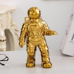 Vaso in ceramica con fiori secchi modello astronauta in ceramica per strumento decorativo da tavolo, Walking, Walk, Salute
