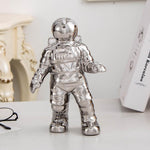 Vaso in ceramica con fiori secchi modello astronauta in ceramica per strumento decorativo da tavolo, Walking, Walk, Salute