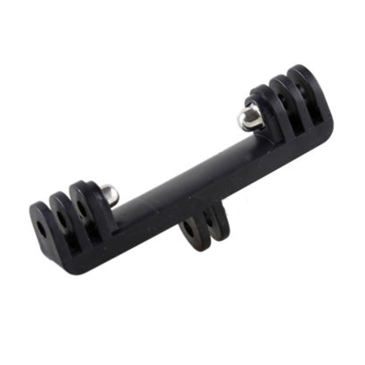 Staffa doppia con adattatore per montaggio a vite GoPro