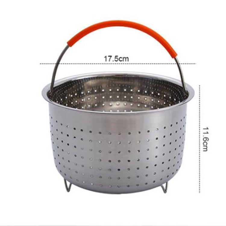 Accessori per fornelli da cucina per pentola a pressione con manico in silicone plug-in in acciaio inossidabile, 3 Quarts, 6 Quarts, 8 Quarts