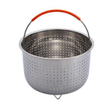 Accessori per fornelli da cucina per pentola a pressione con manico in silicone plug-in in acciaio inossidabile, 3 Quarts, 6 Quarts, 8 Quarts