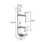 Gancio Creativo da 5 PZ per Lavabo a Parete da Bagno, Matte (Double-sided Tape), Bright Light (Double-sided Tape), Black Sand (Double-sided Tape), Golden Sand (Double-sided Tape)