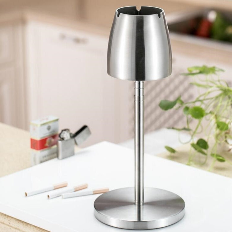 Posacenere antivento telescopico in acciaio inossidabile addensato, Windproof Ashtray