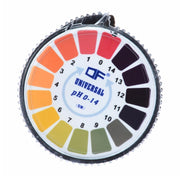 5 metri 0-14 PH Carta di prova Indicatore di acido alcalino Carta per acqua Urina Saliva Cartina di tornasole Test di misurazione Kit di analisi