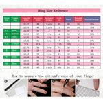 Set di anelli per collane con orecchini a nodo con zirconi cubici alla moda per donna, 6, 7, 8, 9
