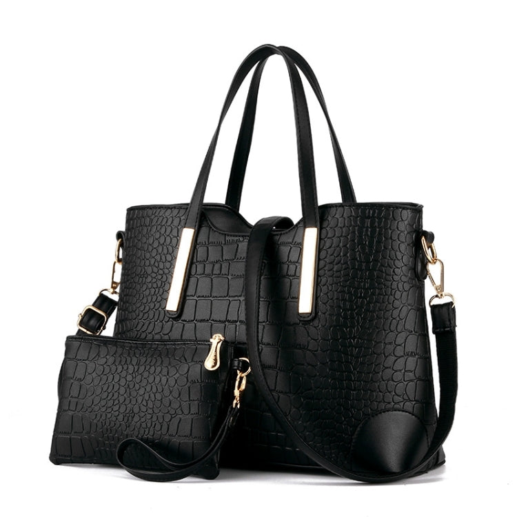 Borse a tracolla vintage 2 in 1 Borsa a tracolla da donna Borsa in pelle composita modello coccodrillo