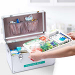 Armadietto dei medicinali di emergenza in alluminio per la scatola dei medicinali in lega di alluminio per uso domestico Enterprise, 10 inch Small, 12 inch Mdeium, 14 inch Large, 16 inch Extra Large
