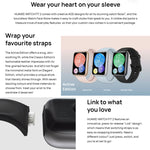 Orologio sportivo intelligente originale Huawei WATCH FIT 2, Black, Pink, Blue, Gray, White