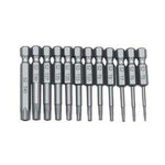 Set di punte per peeling multifunzionali con punta cava Plum Blossom, 12 PCS 50mm, 11 PCS 75mm, 11 PCS 100mm