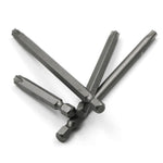Set di punte per peeling multifunzionali con punta cava Plum Blossom, 12 PCS 50mm, 11 PCS 75mm, 11 PCS 100mm