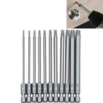 Set di punte per peeling multifunzionali con punta cava Plum Blossom, 12 PCS 50mm, 11 PCS 75mm, 11 PCS 100mm