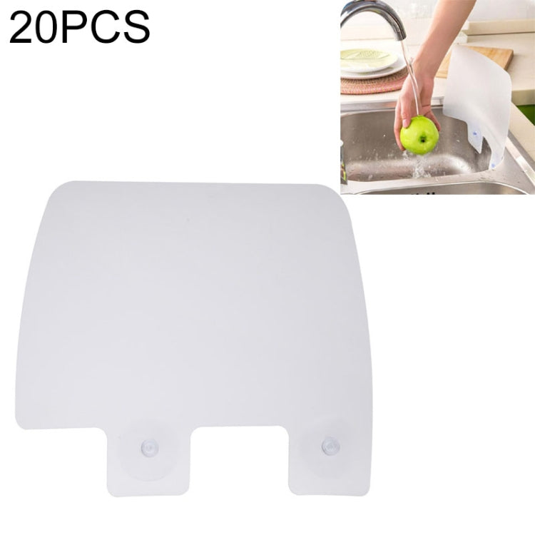 Piastra deflettore olio per pannello divisorio per piscina con ventosa da 20 pezzi, Splash-proof Baffle