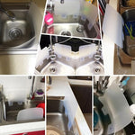 Piastra deflettore olio per pannello divisorio per piscina con ventosa da 20 pezzi, Splash-proof Baffle