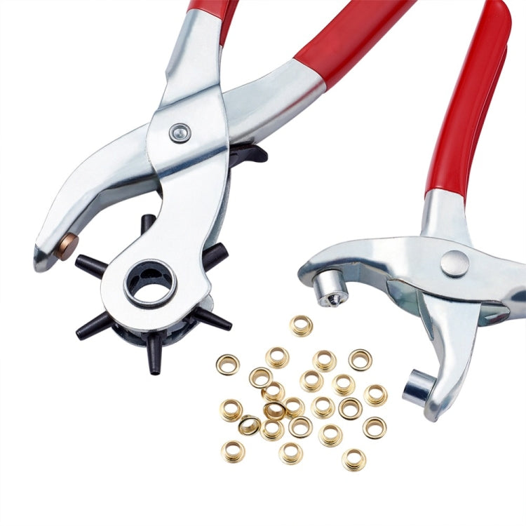 1 set di pinze per punzoni in acciaio 45#, pinze per occhielli e accessori in ferro, adatti per punzoni in pelle (rosso)