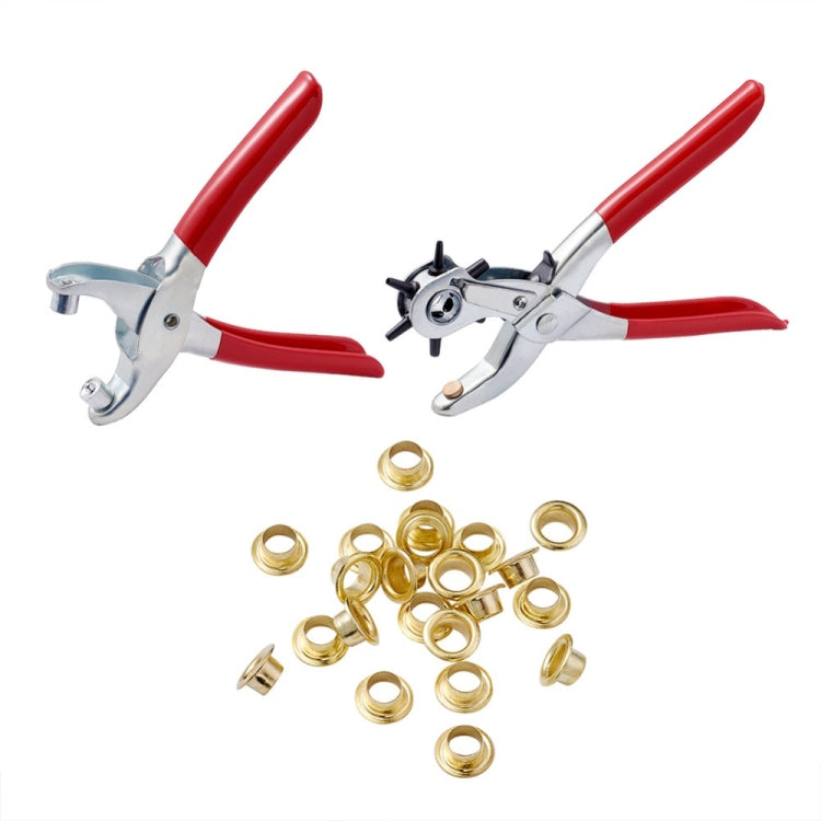 1 set di pinze per punzoni in acciaio 45#, pinze per occhielli e accessori in ferro, adatti per punzoni in pelle (rosso)