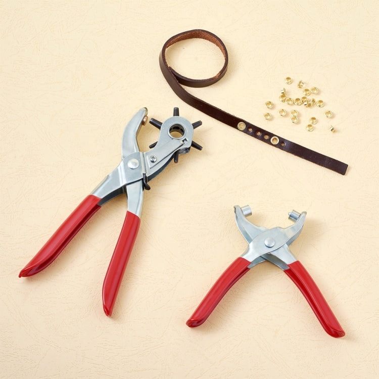 1 set di pinze per punzoni in acciaio 45#, pinze per occhielli e accessori in ferro, adatti per punzoni in pelle (rosso)