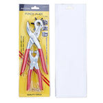 1 set di pinze per punzoni in acciaio 45#, pinze per occhielli e accessori in ferro, adatti per punzoni in pelle (rosso)