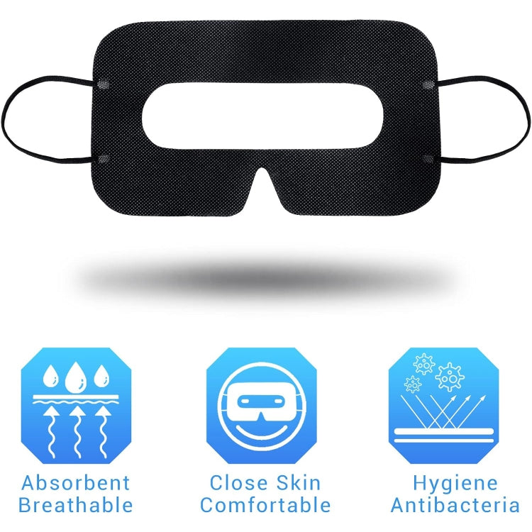 Protezione nera monouso per maschera occhi VR 3D