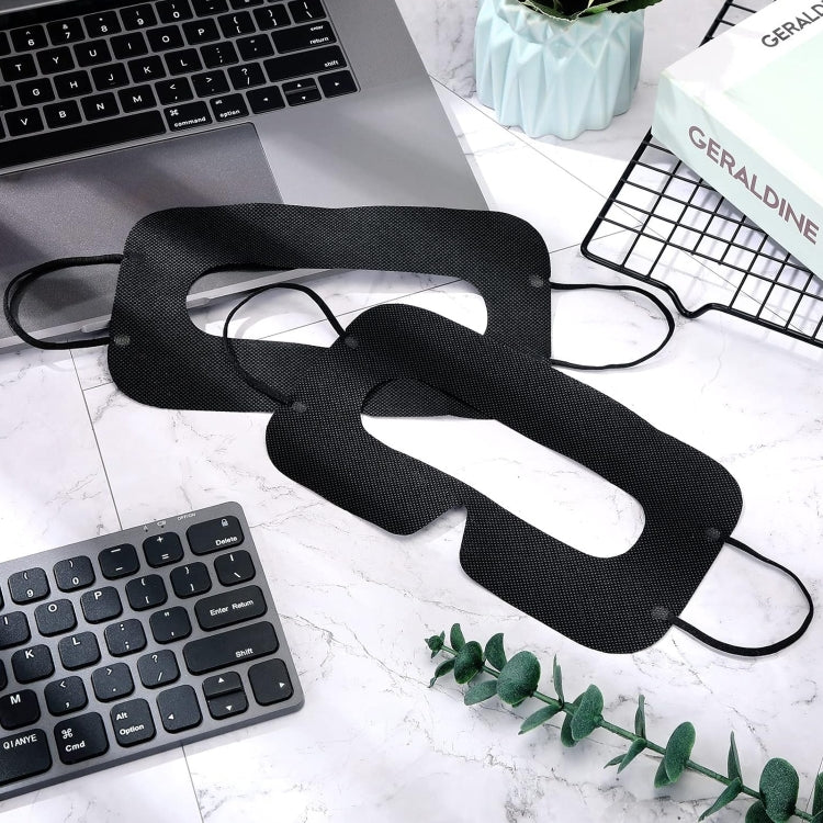Protezione nera monouso per maschera occhi VR 3D