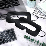 100 pezzi di protezione nera per l'igiene VR maschera per gli occhi monouso sanitaria per maschera per gli occhi per vetro 3D VR