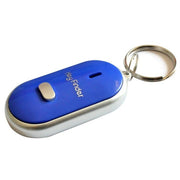 Mini LED fischio portachiavi lampeggiante segnale acustico localizzatore di chiavi smarrite a distanza portachiavi per bambini